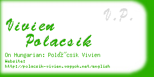 vivien polacsik business card